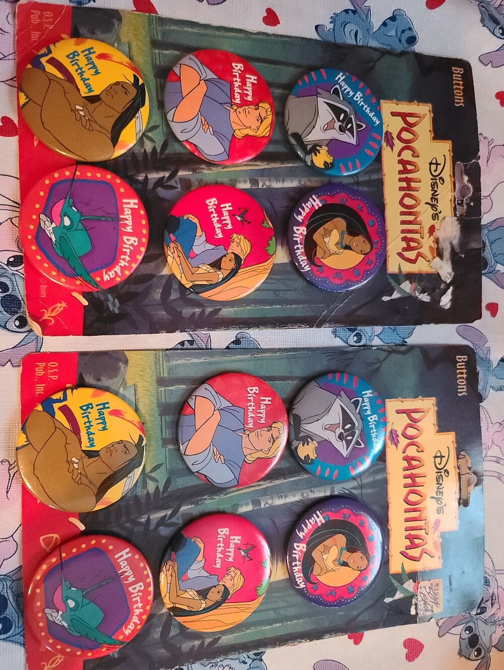Disney Pocahontas Birthday Pin Set